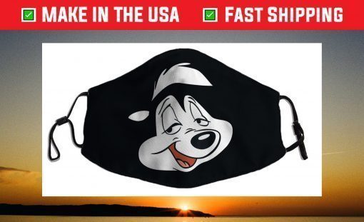 Looney Tunes Pepe Face Face Mask