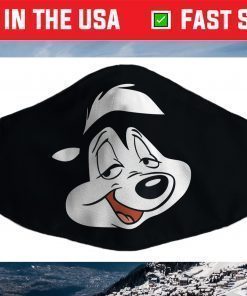 Looney Tunes Pepe Face Face Mask