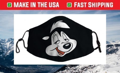 Looney Tunes Pepe Face Face Mask