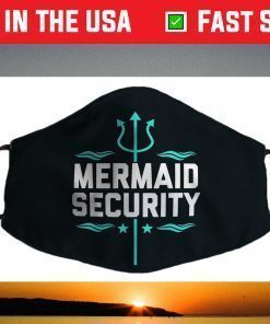 Mermaid Security Birthday Face Mask