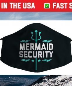 Mermaid Security Birthday Face Mask