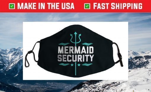 Mermaid Security Birthday Face Mask