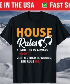 Mother's Day - Mother House Rules Classic T-Shirt