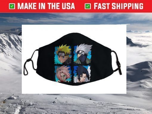 Naruto Shippuden 4 Heads Face Mask For Sale