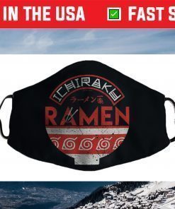 Naruto Shippuden Ichiraku Ramen 2 Color Face Mask