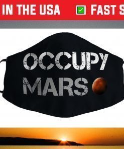 Occupy Mars Space Explorer Face Mask