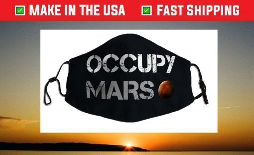 Occupy Mars Space Explorer Face Mask