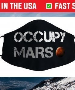 Occupy Mars Space Explorer Face Mask