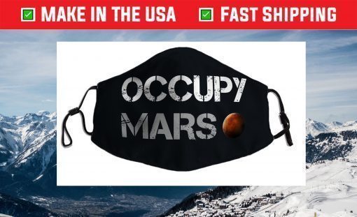 Occupy Mars Space Explorer Face Mask