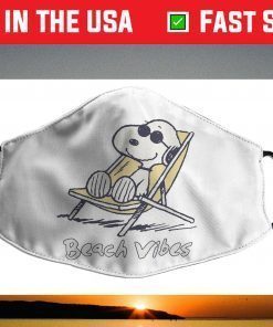 Peanuts Snoopy Beach Vibes for the whole family Face Mask