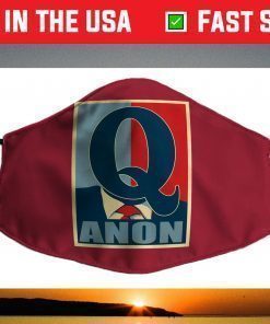 Qanon Trump's Rally We are Q WWG1WGA Political Face Mask