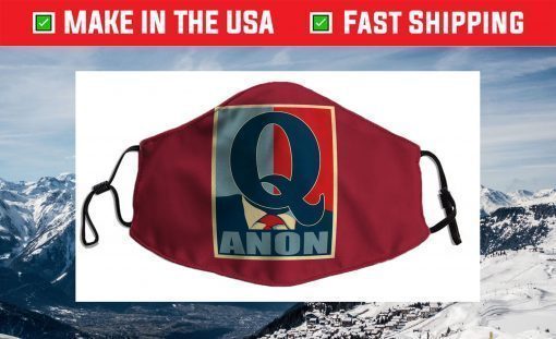 Qanon Trump's Rally We are Q WWG1WGA Political Face Mask