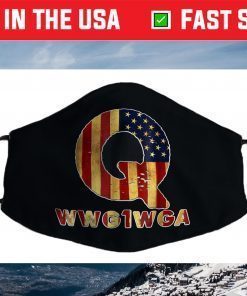 Qanon Wwg1wga Q Anon Face Mask