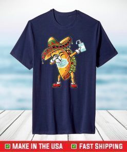 Quarantino De Mayo 2021 Funny Taco Wear Mask Cinco De Mayo T-Shirt