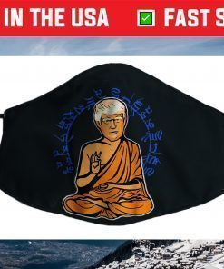 Retro Vintage Politicize Enlightened Trump Buddha Face Mask