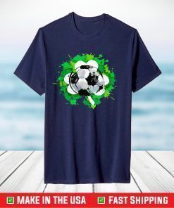 St Patrick's Day Soccer - St. Pattys - Shamrock T-Shirt