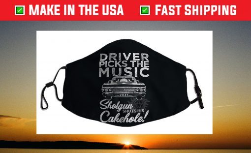 Supernatural Driver Picks Music Face Mask