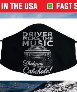 Supernatural Driver Picks Music Face Mask