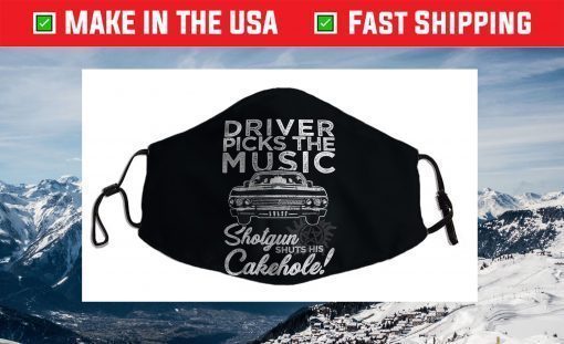 Supernatural Driver Picks Music Face Mask