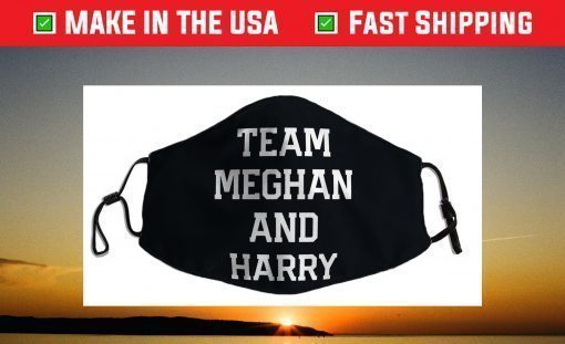 Team Meghan and Harry - Markle Prince Harry Interview Face Mask