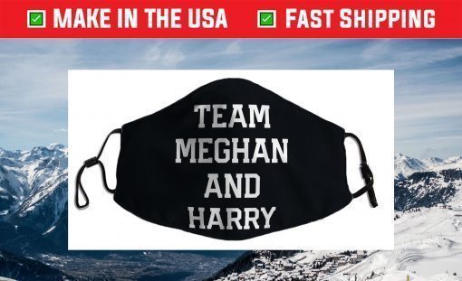 Team Meghan and Harry - Markle Prince Harry Interview Face Mask