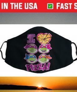 Teenage Mutant Ninja Turtles I Love Pizza Face Mask