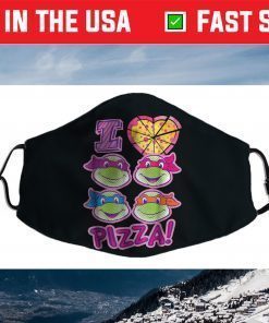 Teenage Mutant Ninja Turtles I Love Pizza Face Mask