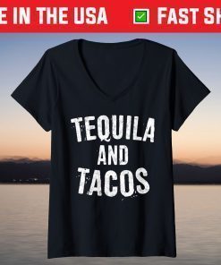 Tequila And Tacos Shirt Funny Mexican Skull Cinco De Mayo T-Shirt