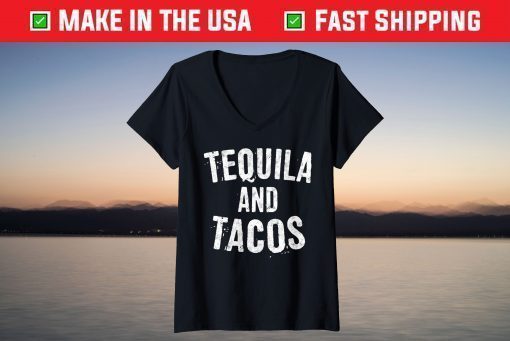 Tequila And Tacos Shirt Funny Mexican Skull Cinco De Mayo T-Shirt