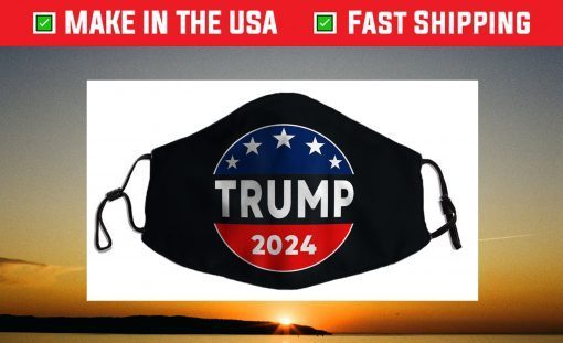 Trump 2024 Shirt Trump 2024 Circle Trump 2024 Face Mask