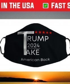 Trump 2024 Take America Back Face Mask