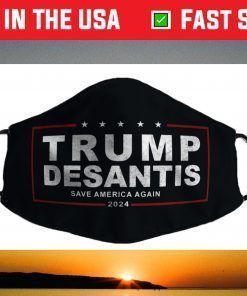 Trump DeSantis 2024 USA Election Campaign Face Mask