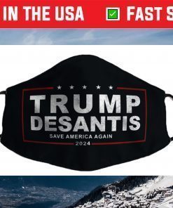 Trump DeSantis 2024 USA Election Campaign Face Mask