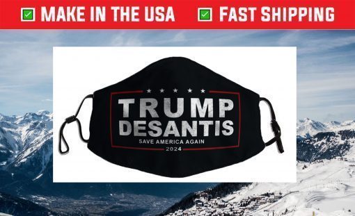 Trump DeSantis 2024 USA Election Campaign Face Mask