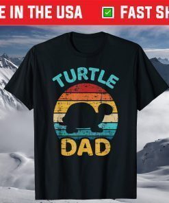 Turtle dad vintage retro father's day T-Shirt