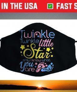 Twinkle Twinkle Little Star Only I Know Gender Keeper Reveal Face Mask