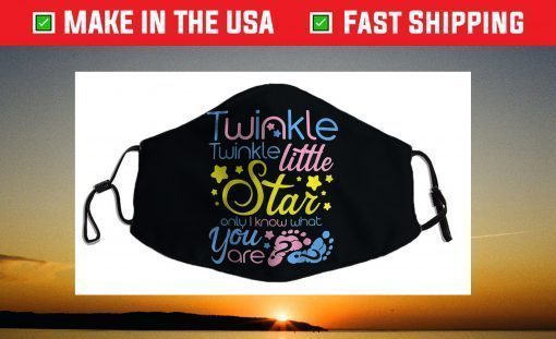 Twinkle Twinkle Little Star Only I Know Gender Keeper Reveal Face Mask