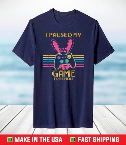 Video Game Easter Bunny Gaming Controller Gamer Boys Girls T-Shirt