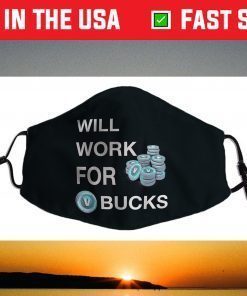 Will Work For gamer youth funny gamer Face Mask