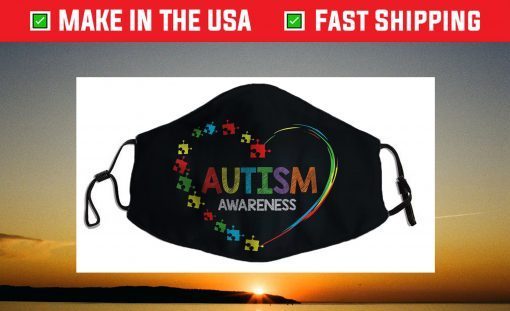 World Autism Awareness 2 April 2021 Shirt Autism Cute Face Mask