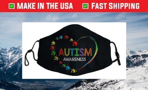 World Autism Awareness 2 April 2021 Shirt Autism Cute Face Mask