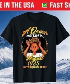 A Queen Was Born AUGUST 1985 35 Years Old Birthday Classic T-Shirt