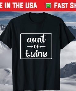 Aunt Of Twins Best Aunt Ever Mother's Day T-Shirt