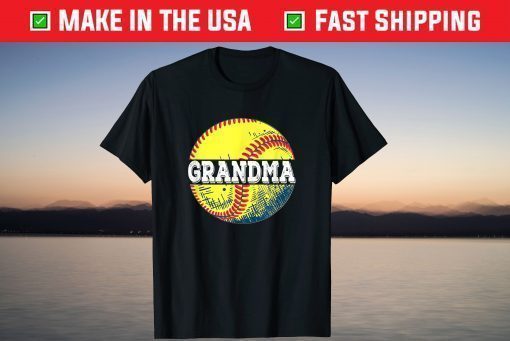 Baseball Grandma Softball Mother's Day For Mom T-Shirt