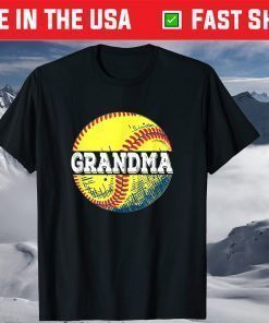 Baseball Grandma Softball Mother's Day For Mom T-Shirt