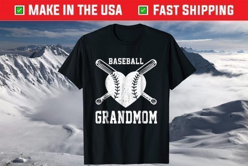 Baseball Grandmom Mother's Day Shirt