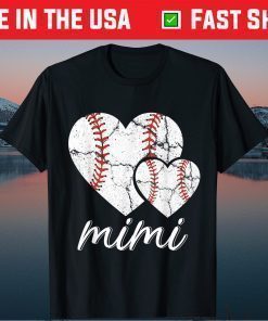 Baseball Mimi Mother's Day Baseball T-Shirt