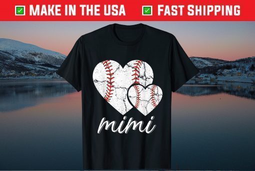 Baseball Mimi Mother's Day Baseball T-Shirt