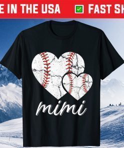 Baseball Mimi Mother's Day Baseball T-Shirt