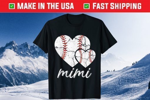 Baseball Mimi Mother's Day Baseball T-Shirt